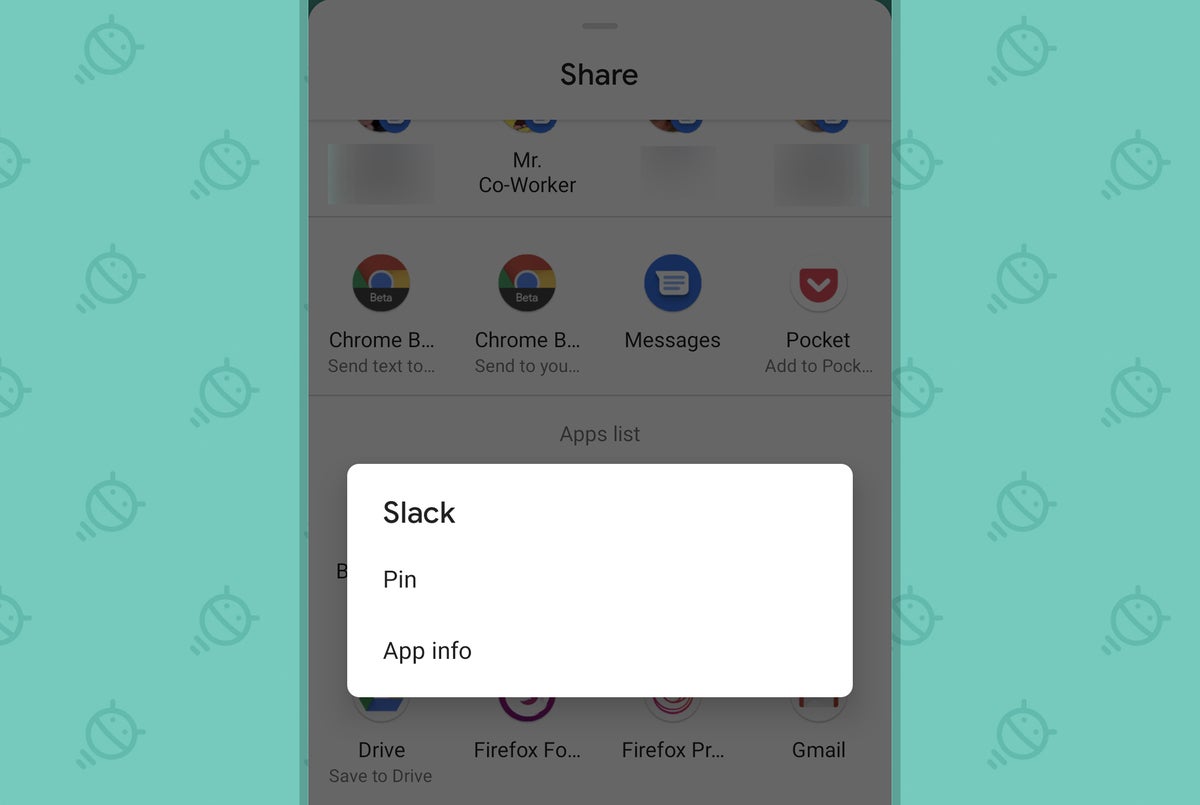 Android 11: Споделете щифт