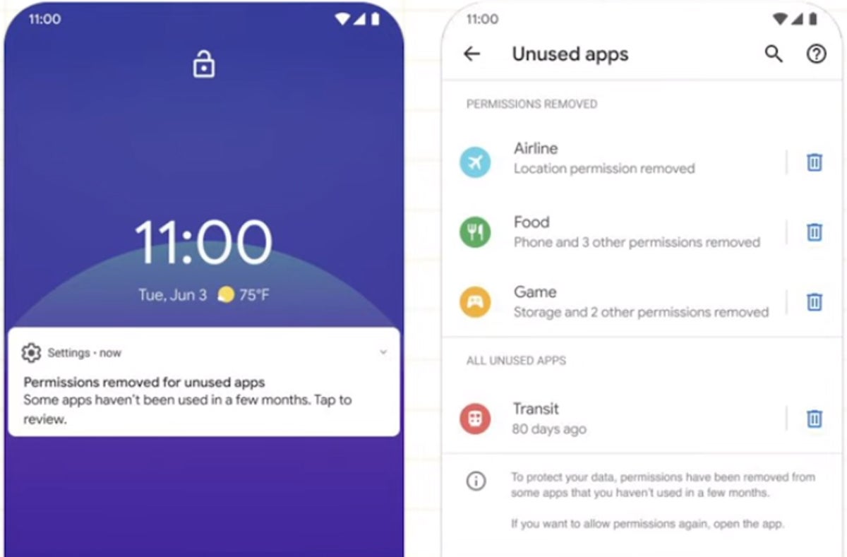 Android 11 Unused Apps