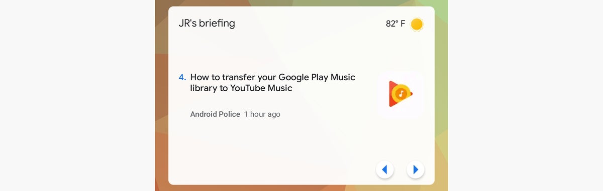 android widgets google news