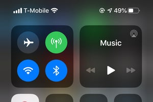control center ios13 wifi status