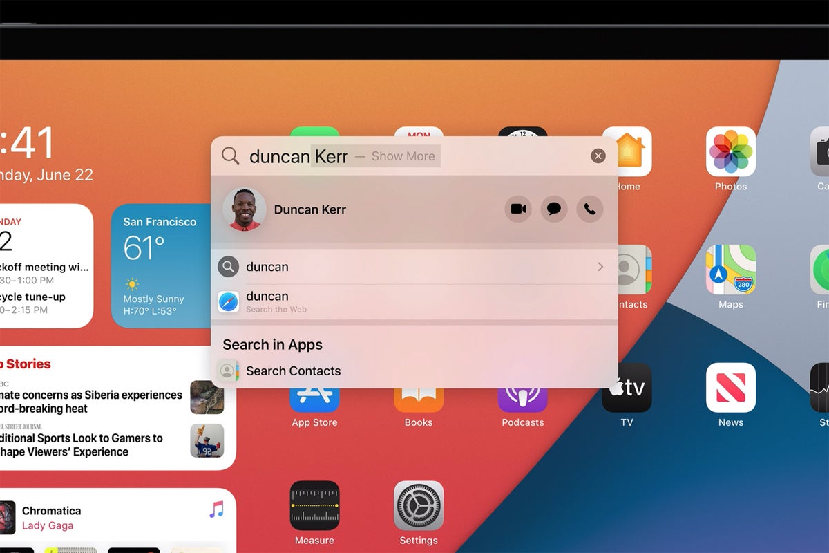 ipados 14 search