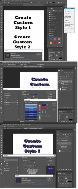 04 how to create custom photoshop styles