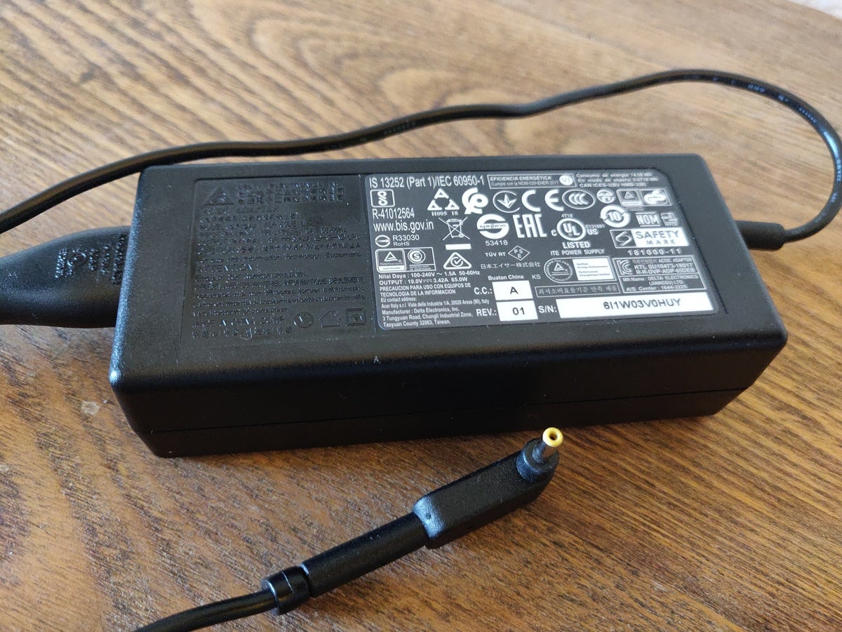 acer spin 3 charger
