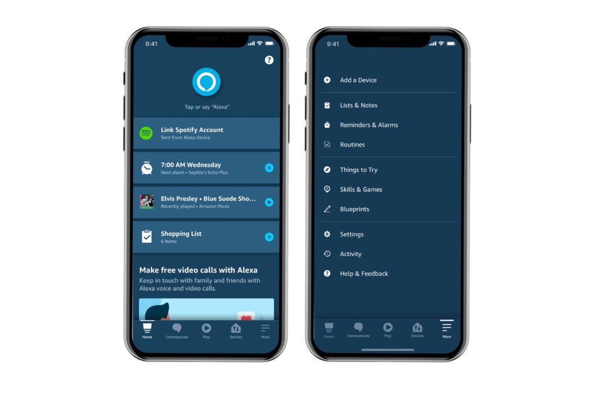 The revamped Alexa app features much more useful home ...