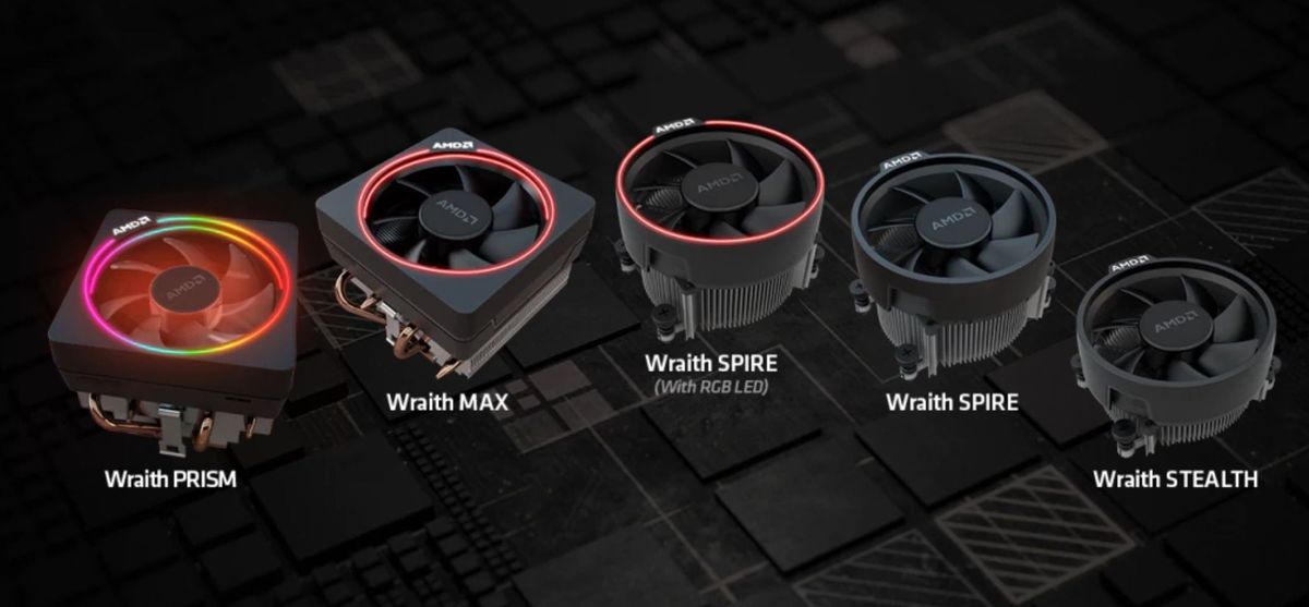 amd wraith coolers