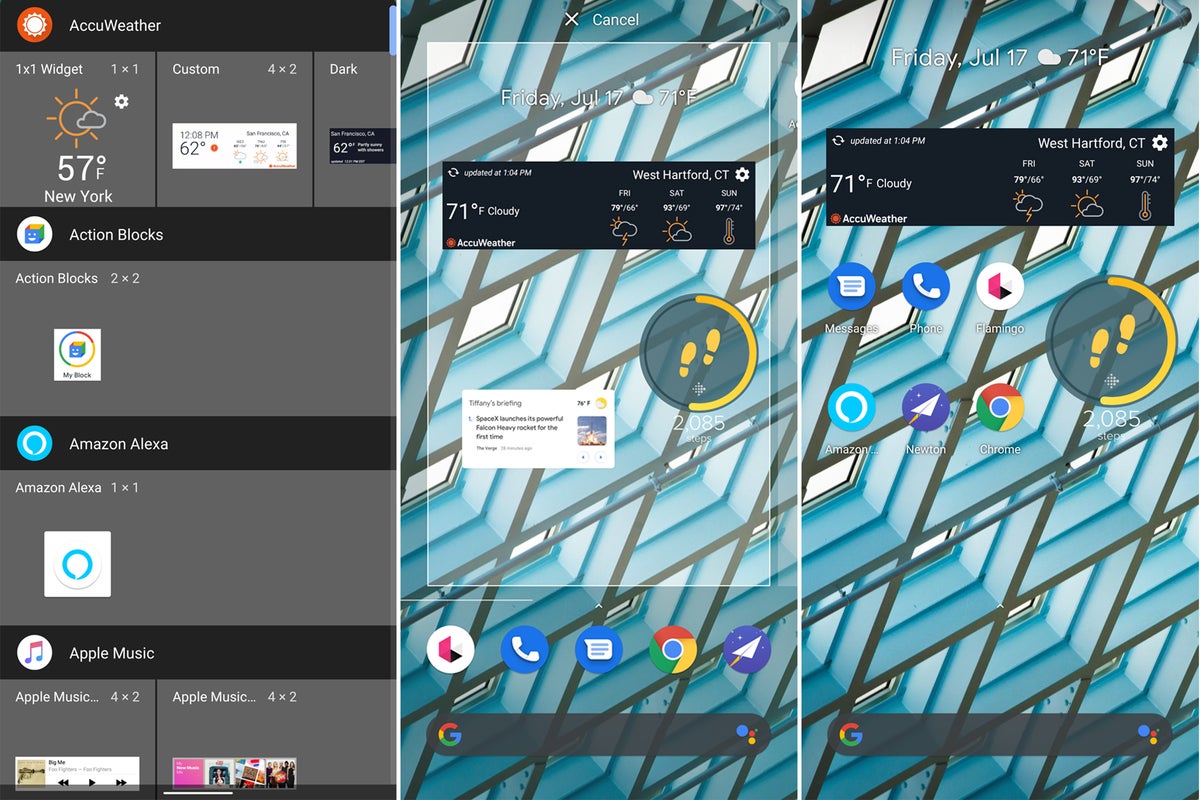 android makeover widgets
