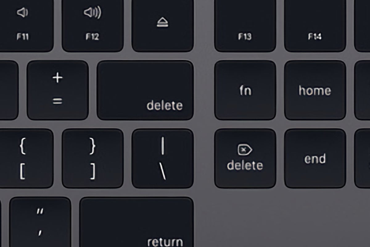 apple keyboard delete