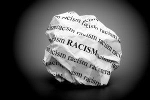 crumpled paper racism fighting racism resist blm blacks in it by ekaterina79 getty images