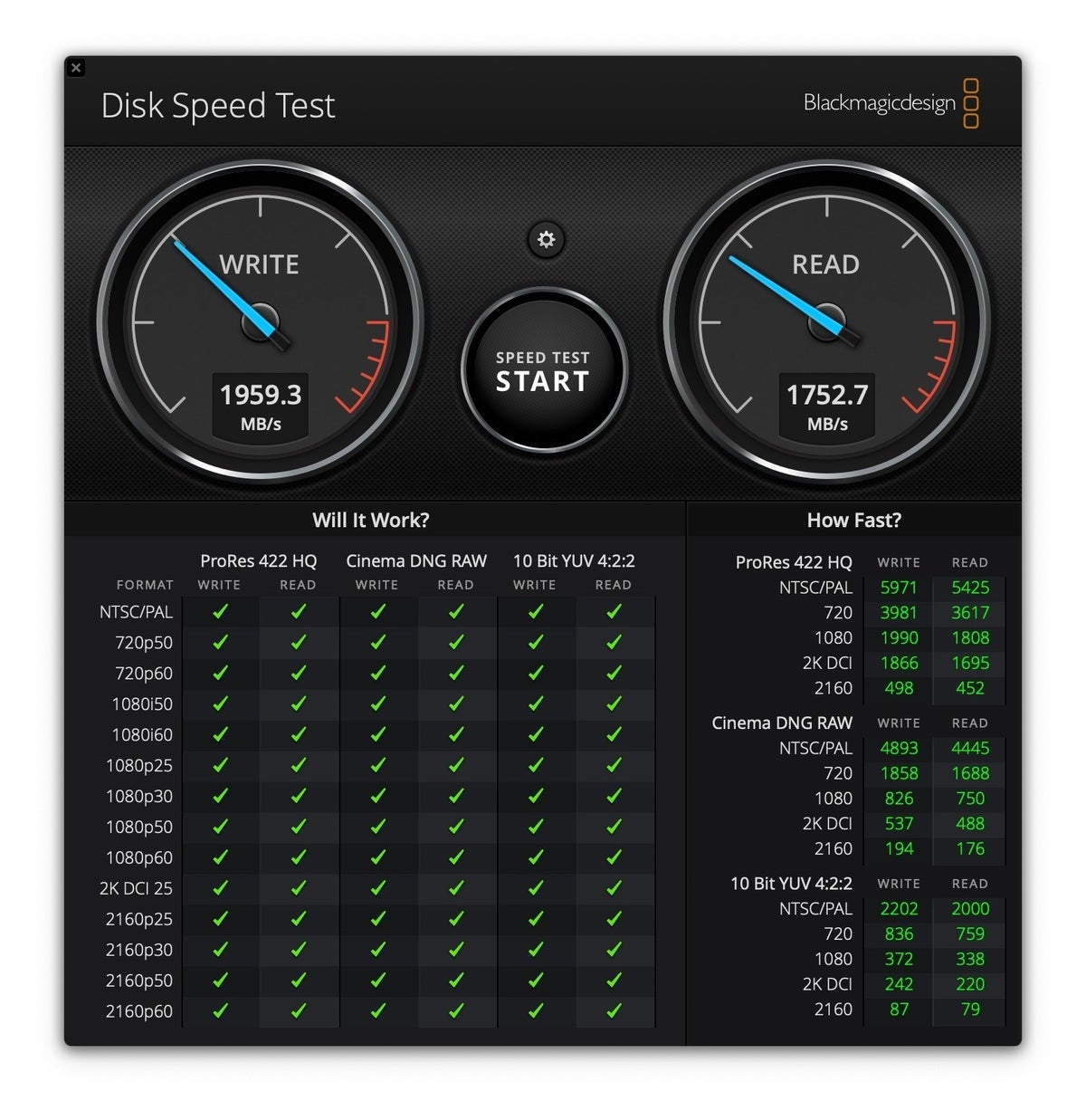 disk speed xtrm q