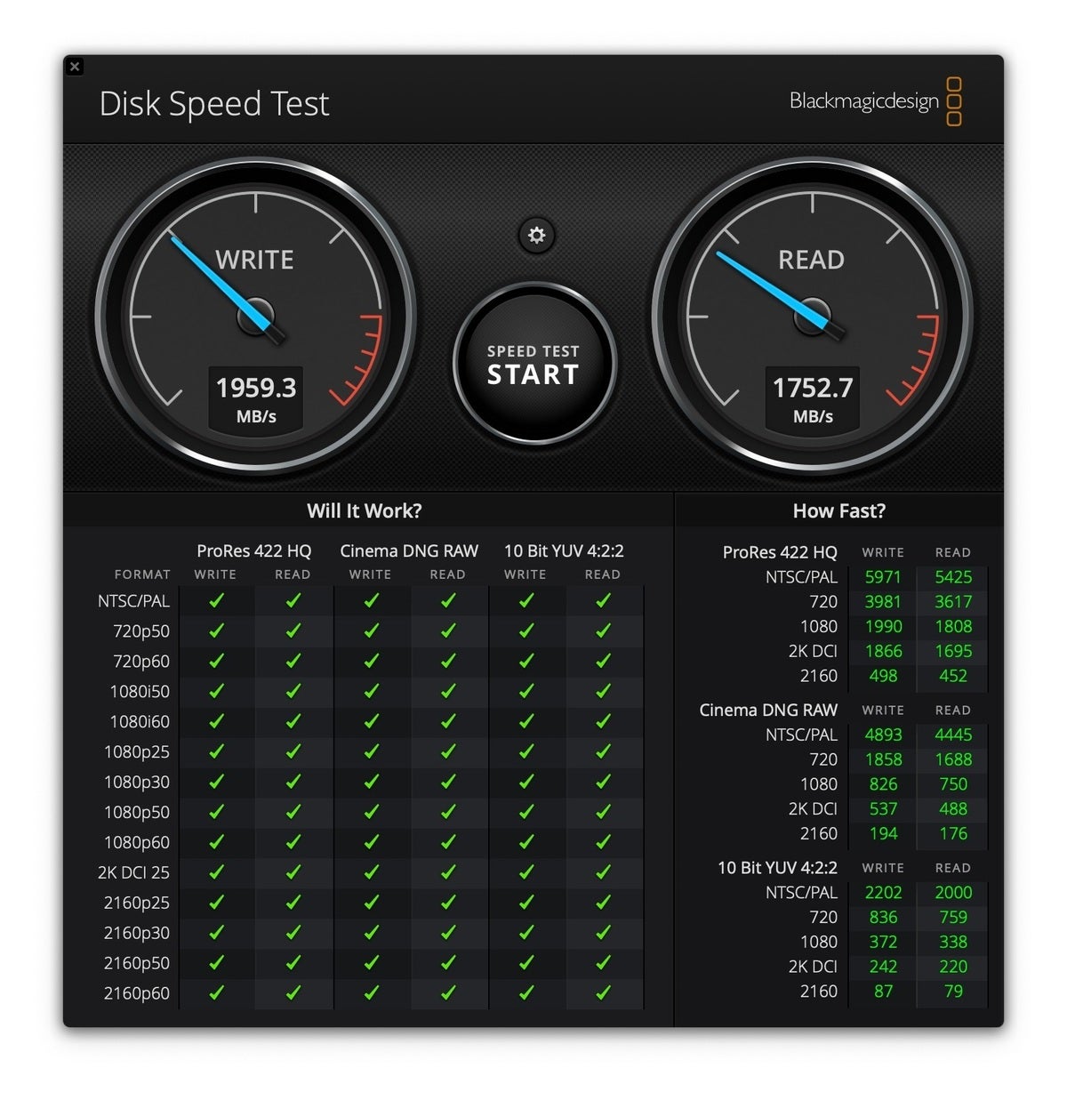 disk speed xtrm q