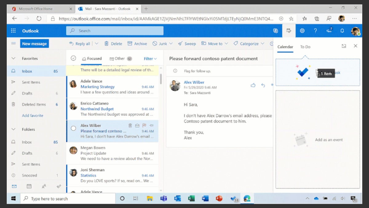 microsoft to do outlook