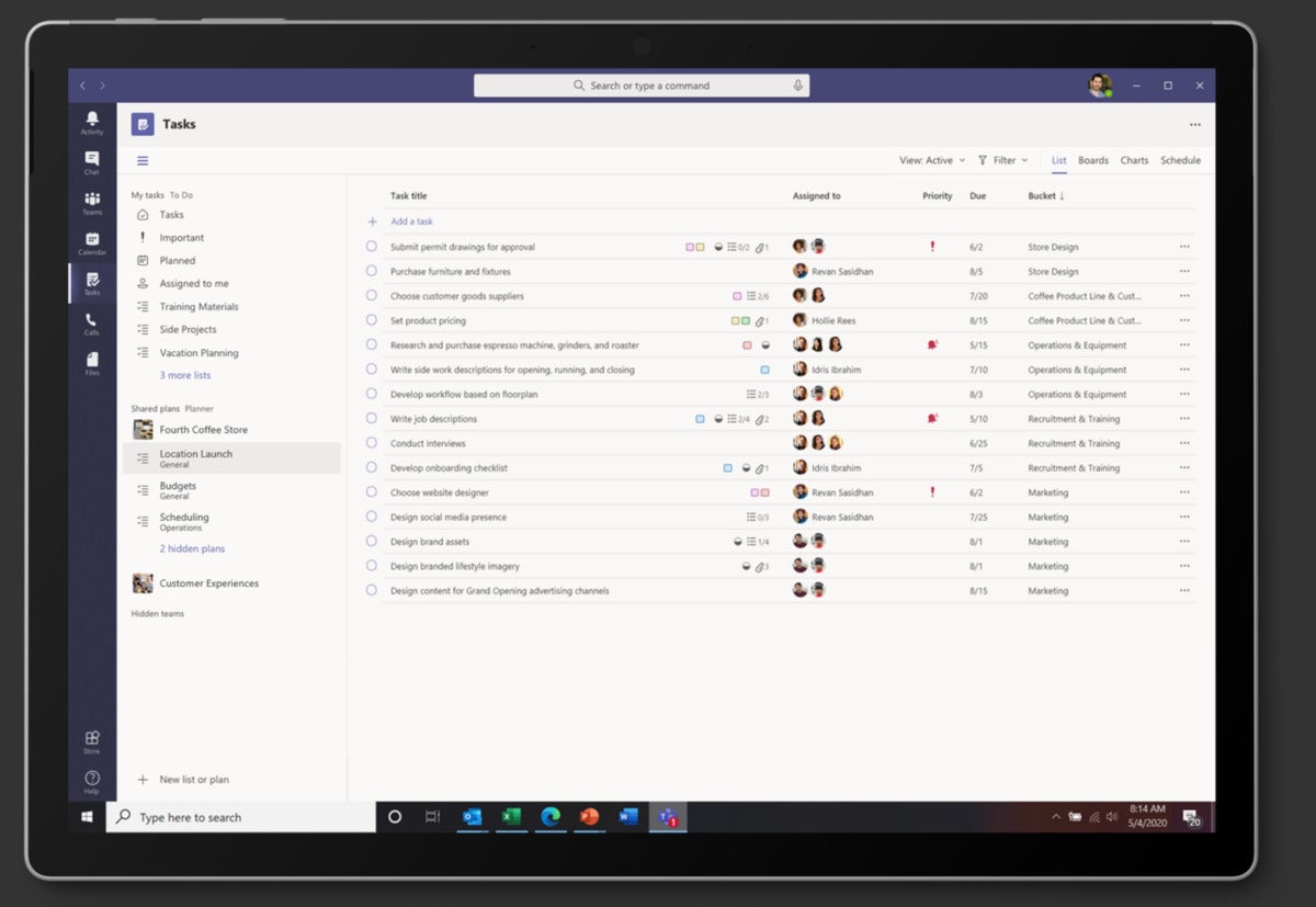 microsoft to do tasks teams