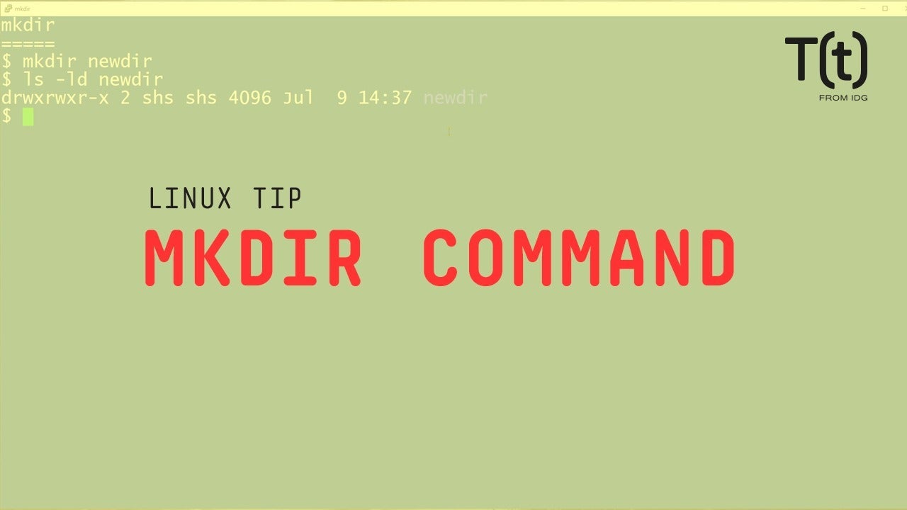 how-to-use-the-mkdir-command-2-minute-linux-tips-network-world