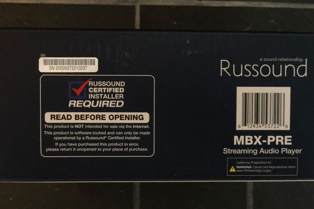 russound installer required