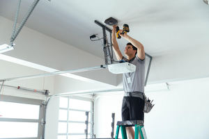 vivint chamberlain garage door install