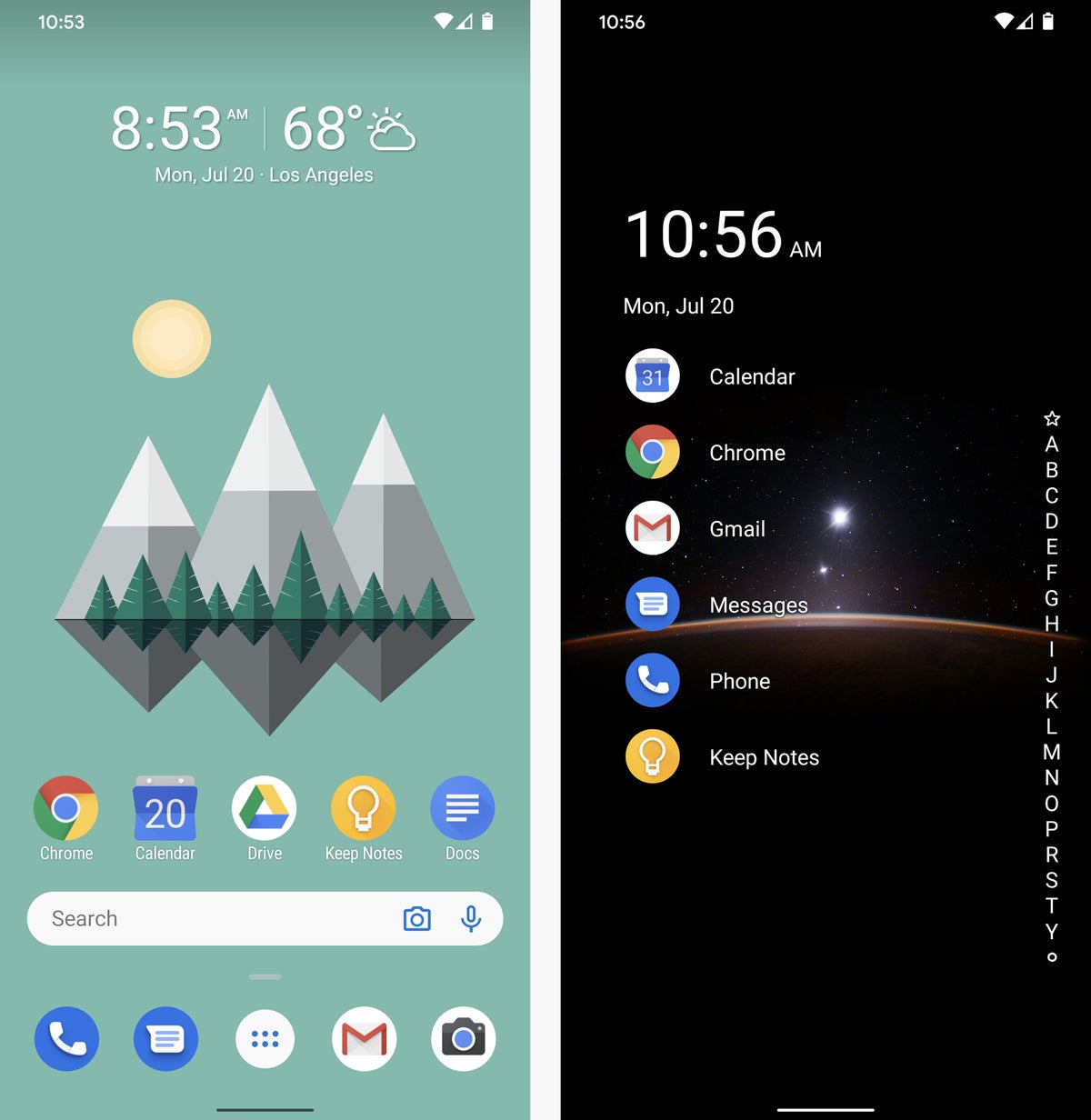 04 home screen android fixes