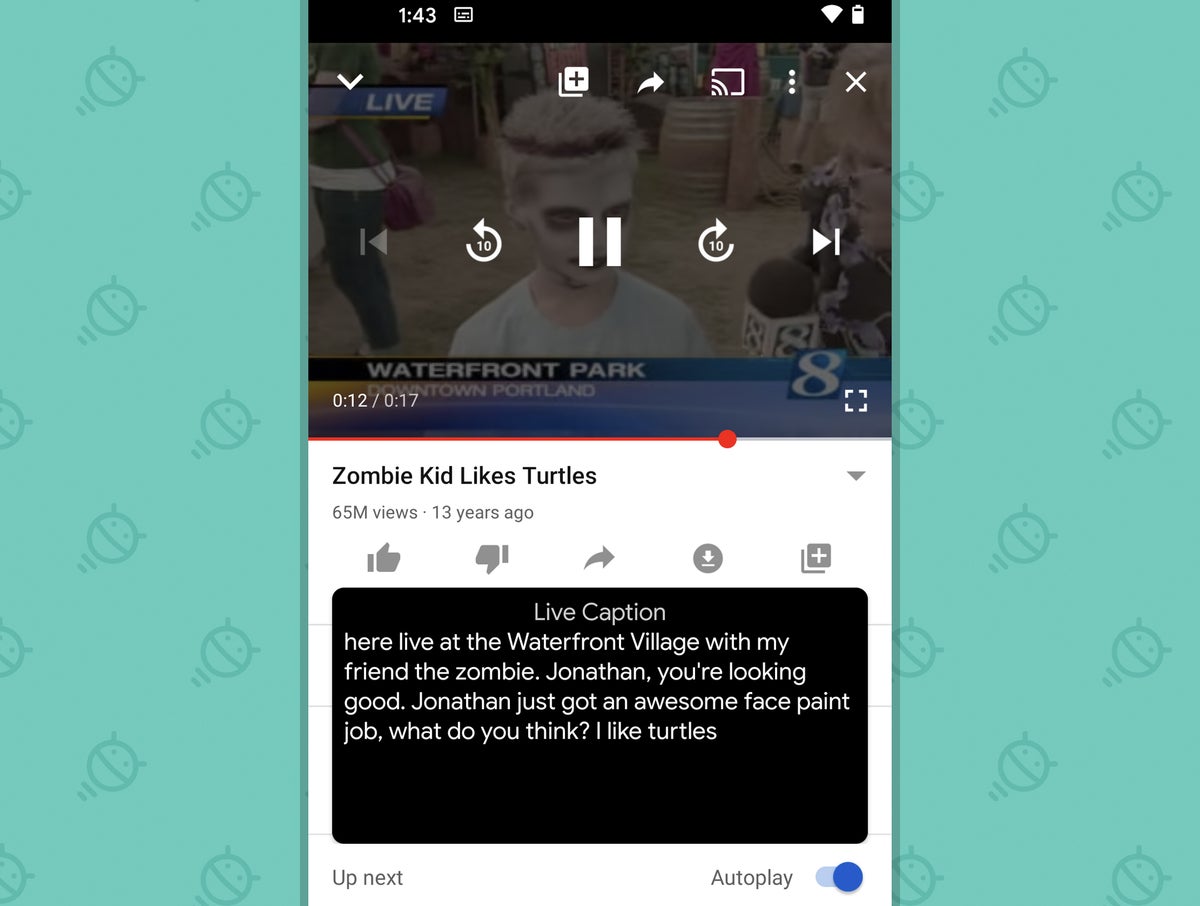 Android 10 Features: Live Caption