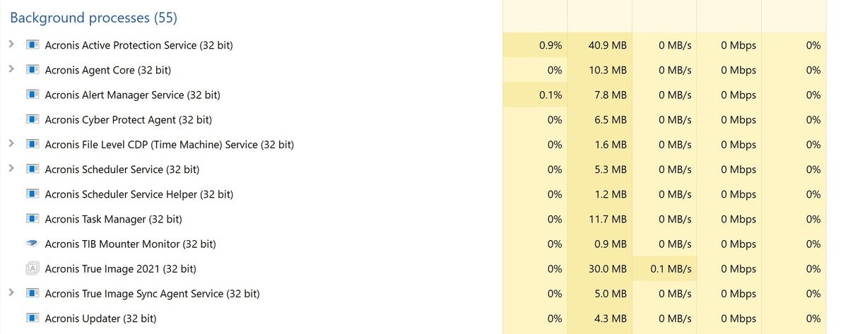 acronis true image 10 vs 11