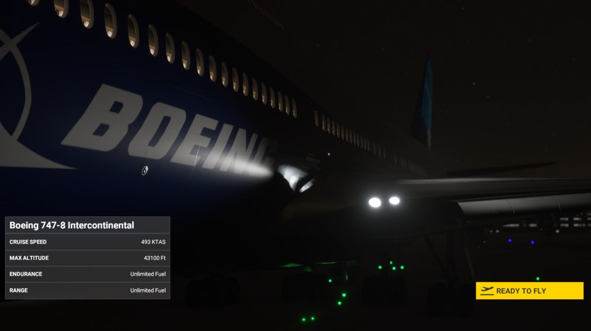 Microsoft Flight Simulator boeing beginning