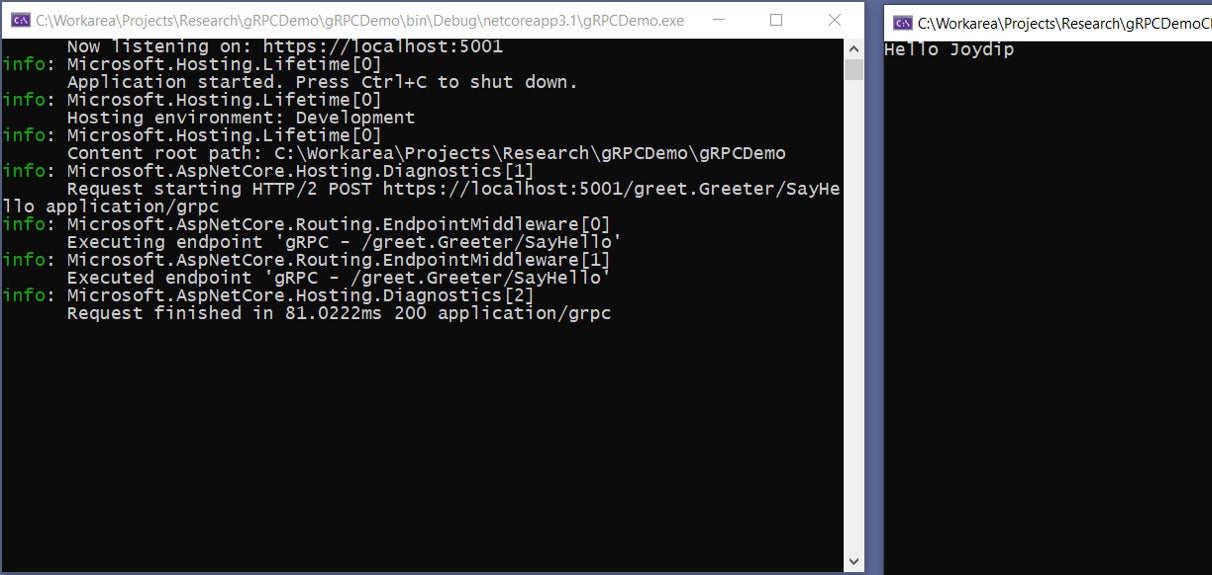 How To Build GRPC Applications In ASP.NET Core | InfoWorld