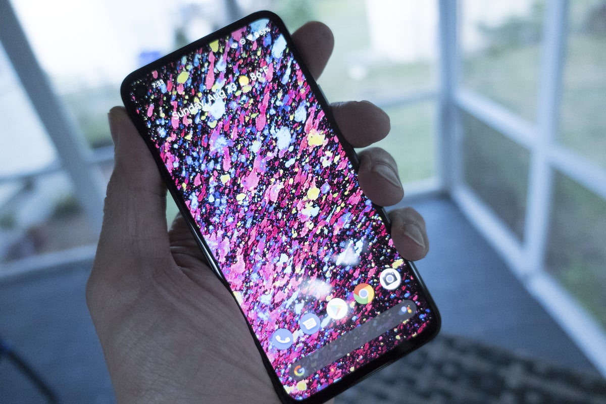 pixel 4a display