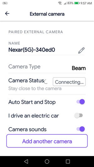 Nexar Beam GPS Dash Cam | HD Front Dash Cam | 2022 Model | 32 GB SD Card  Included | Unlimited Cloud Storage | Parking Mode | WiFi