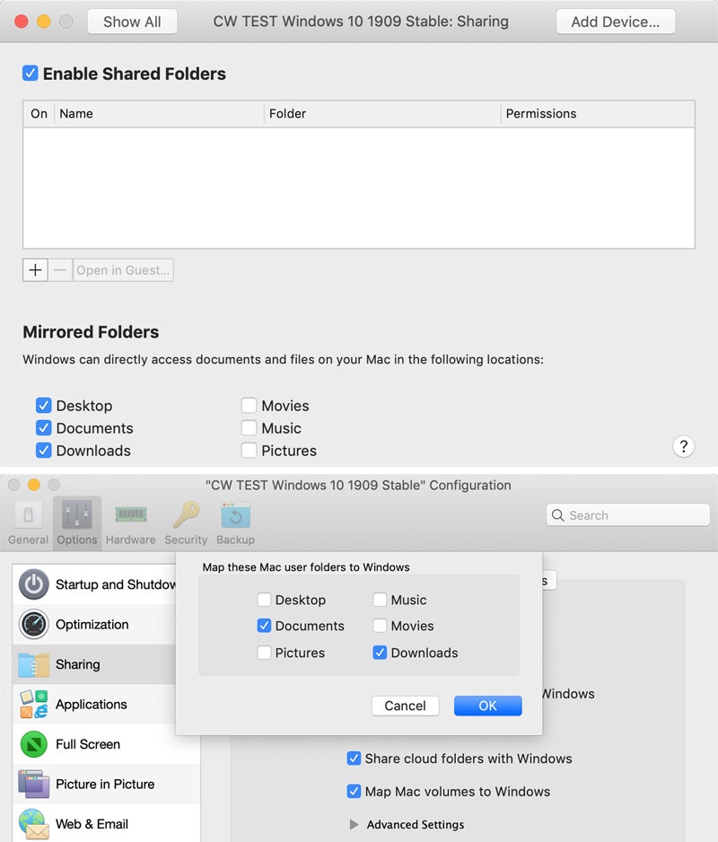 windows on mac 05 fusion parallels shared folders