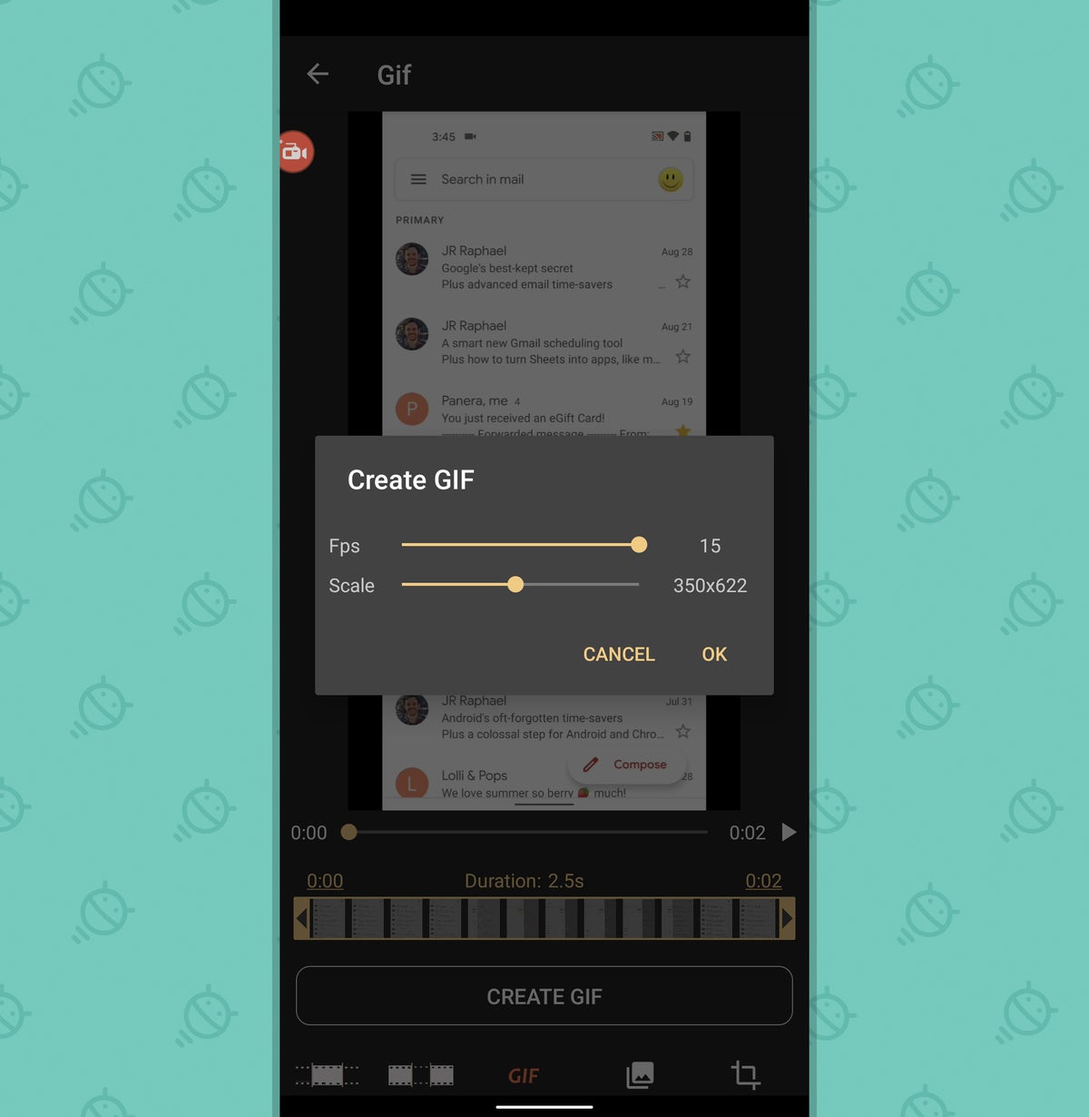 Funciones de Android 11: Grabador de pantalla AZ
