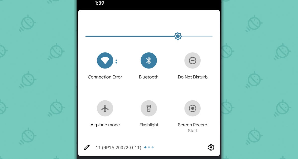 Android 11: icono de grabación de pantalla
