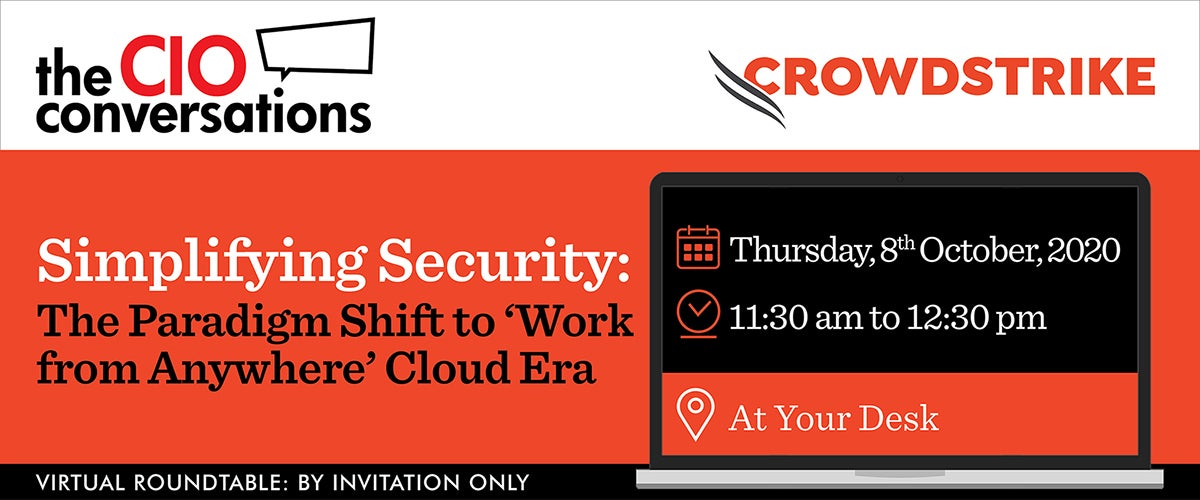 The CIO Conversation 8thOctober2020 crowdstrike