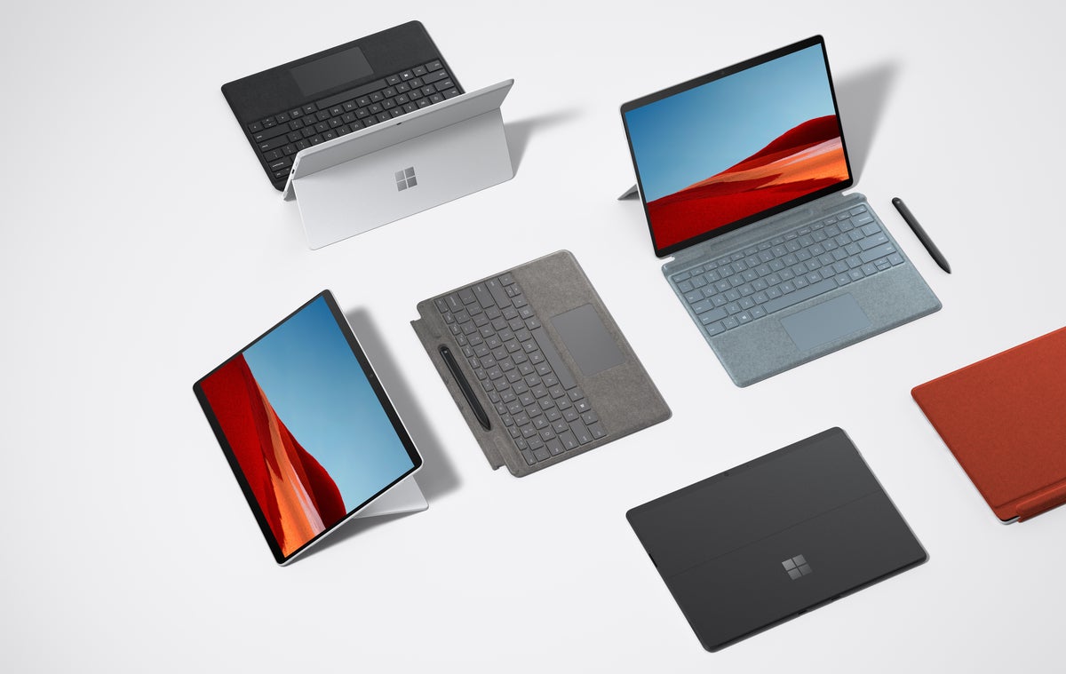 Microsoft Surface Pro X lineup