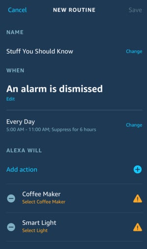 how to share an alexa routine