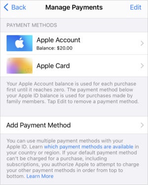 Apple's pay services explained and how to find and change payment