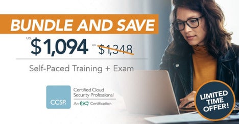 Image: Sponsored by (ISC)2: It's Your Time to Master Cloud Security | Save on CCSP Self-Paced Exam Prep. 