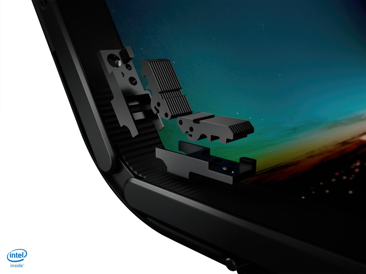 lenovo thinkpad x1 fold hinge detail