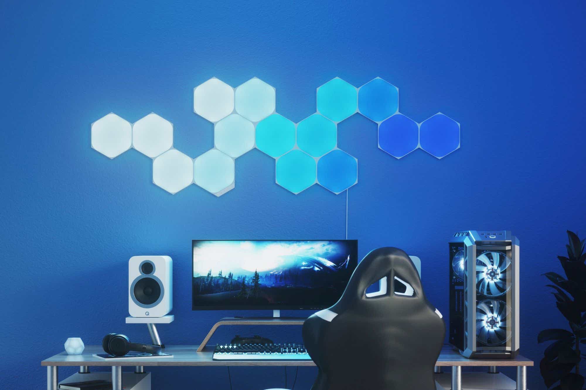 GE Lighting takes on Nanoleaf, Govee with Hexagon Panels