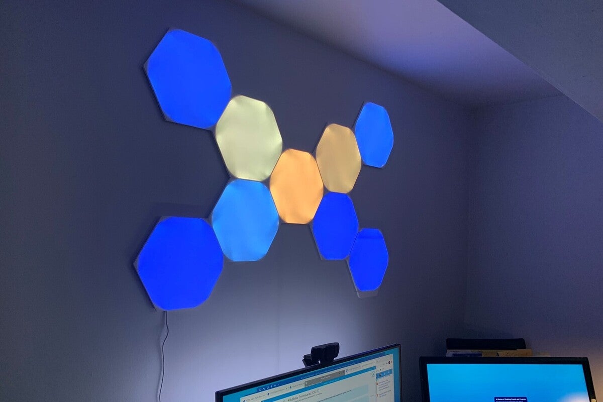 nanoleaf hexagons office