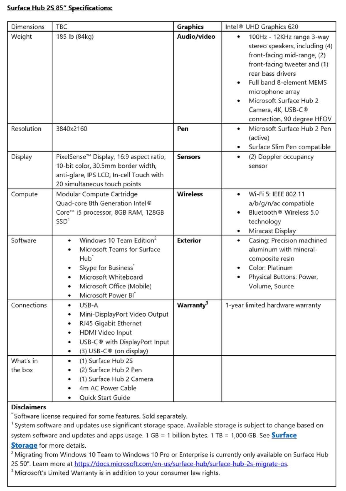 microsoft surface hub 2s specs large