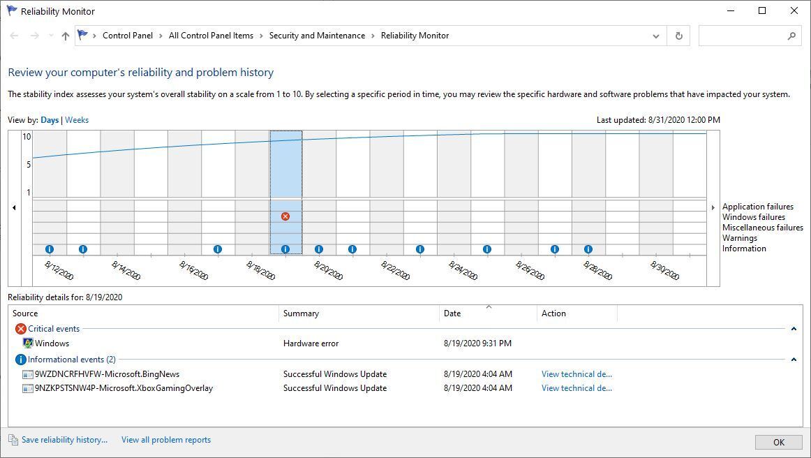 Troubleshooting Windows 10 with Reliability Monitor  Computerworld