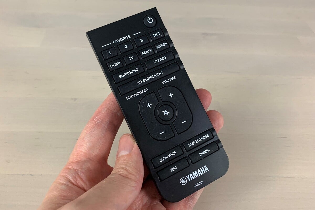 yamaha bar 400 remote