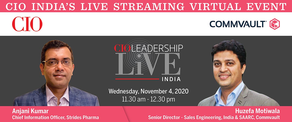 CIO Leadership Live Commvault 4th Nov 2020