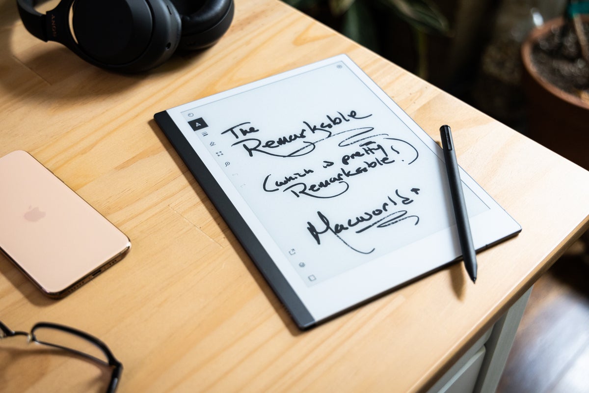 ReMarkable 2 Review A paper Tablet That Can Replace Notebooks Macworld