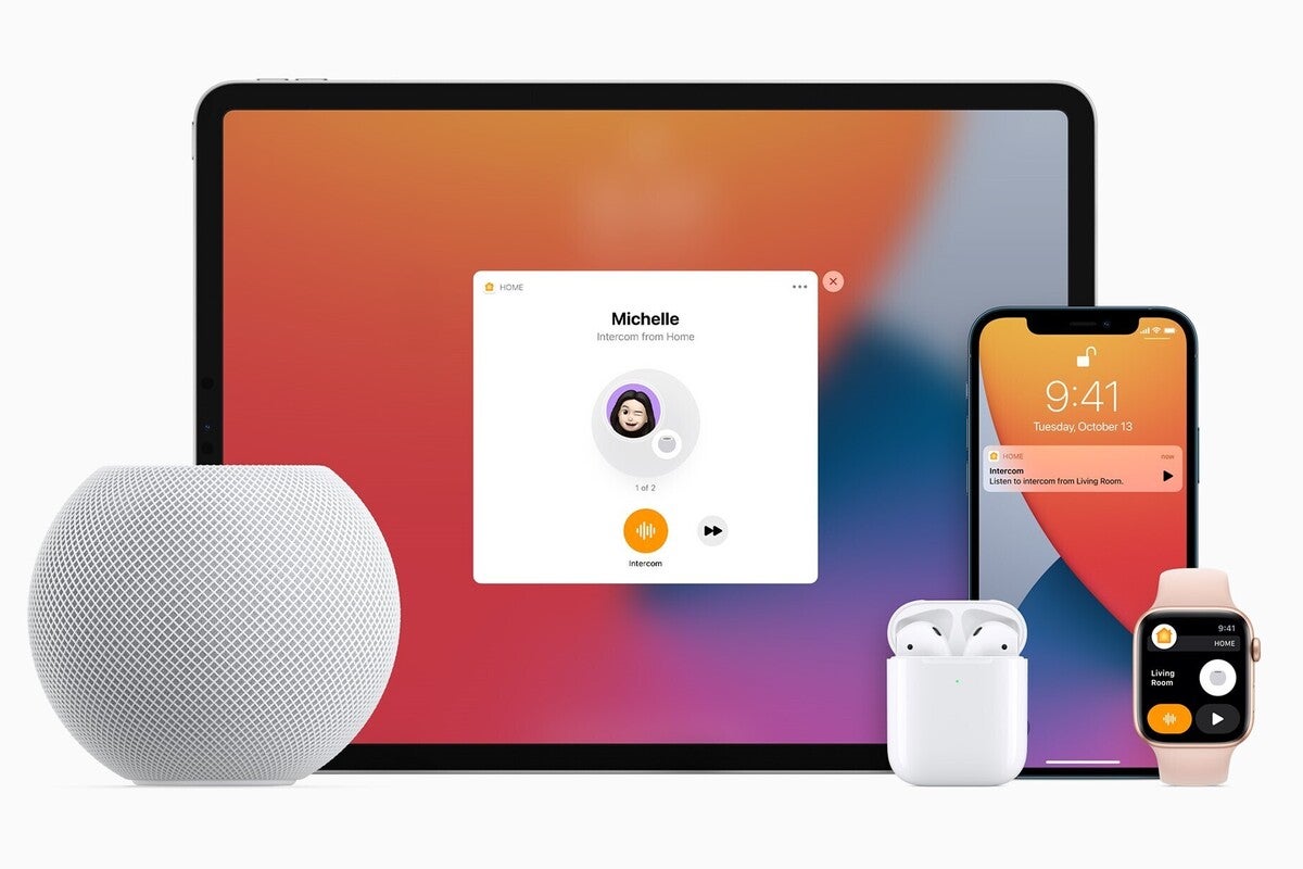 mini intercomunicador homepod apple