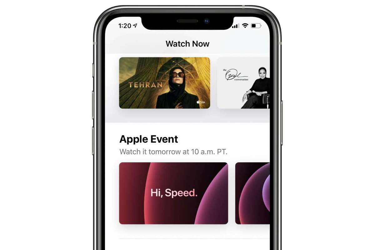 apple tv iphone hi speed event