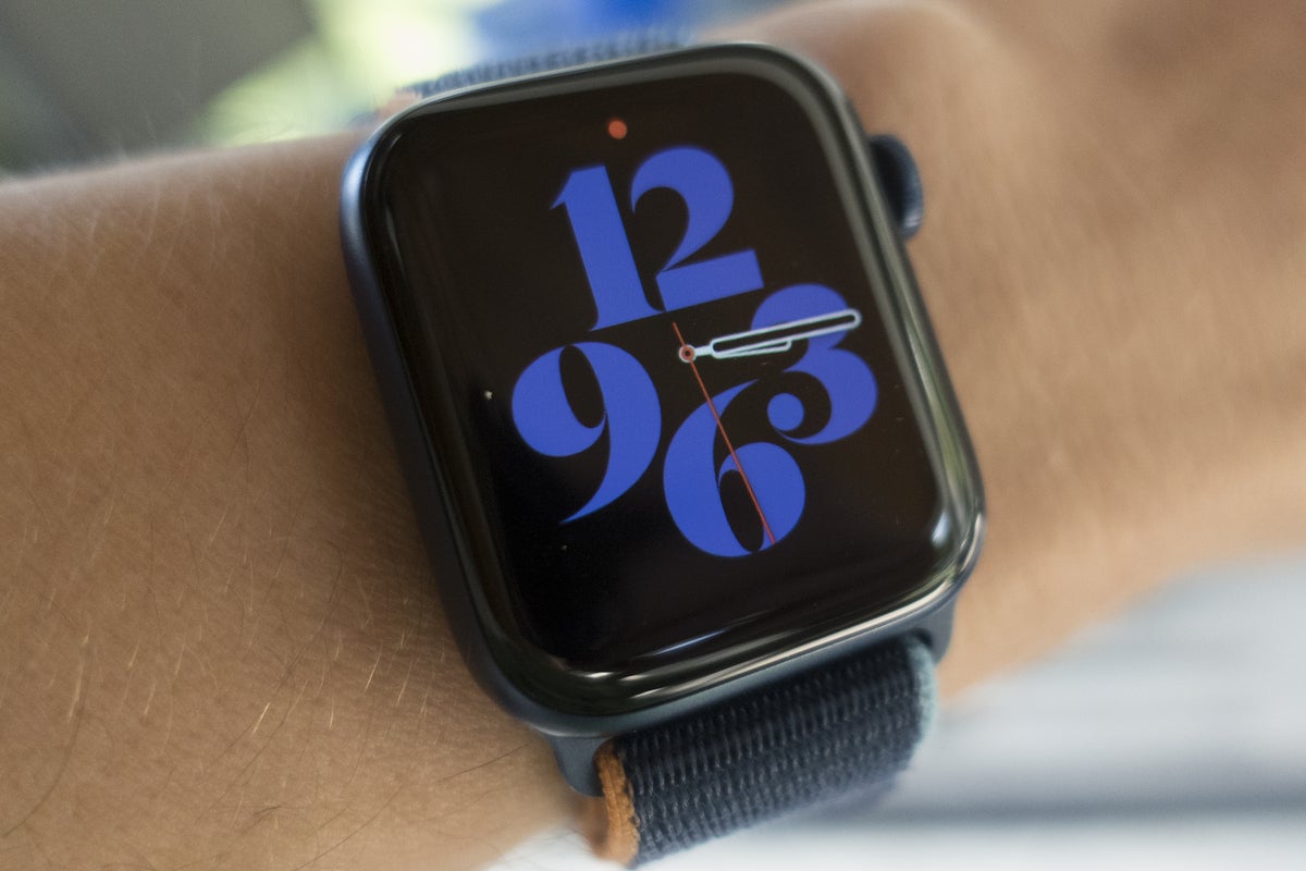 apple watch series 6 typography