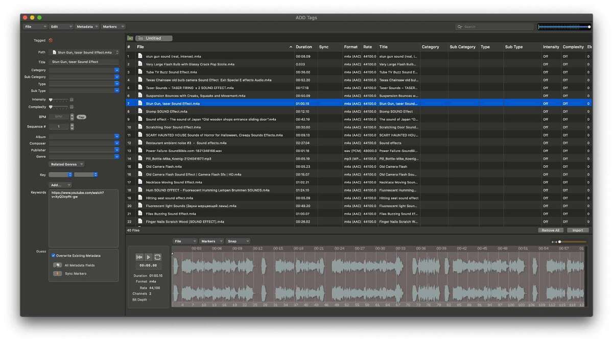 audio design desk tag audio