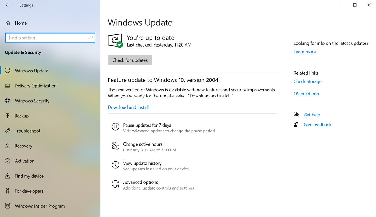 windows 10 update assistant 20h2 download