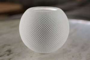 homepod mini table white