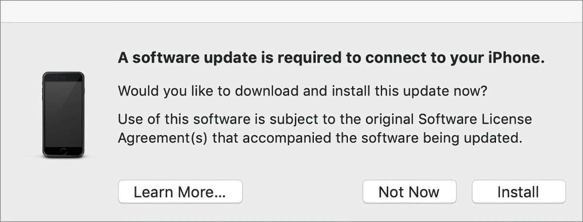 mac911 itunes software iphone update installer