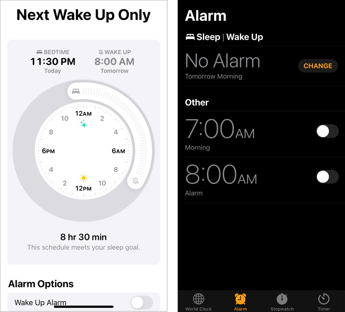 iOS 14 How to manage alarms based on your sleep pattern Macworld